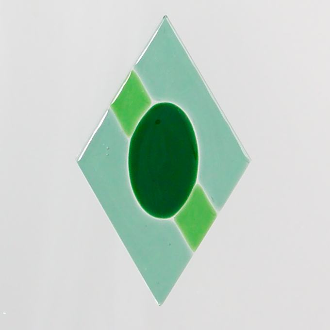 Green Jewel (With Platinum Lead)
